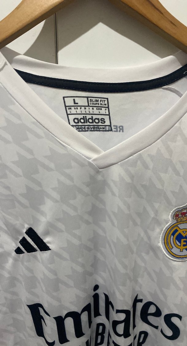 Erkek Beyaz Real Madrid Kısa Kollu Forma - Görsel 2