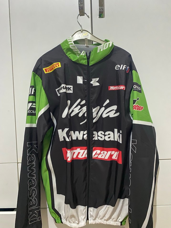 Erkek Biker Tarzı Fitilli Yeşil Mont - Görsel 5