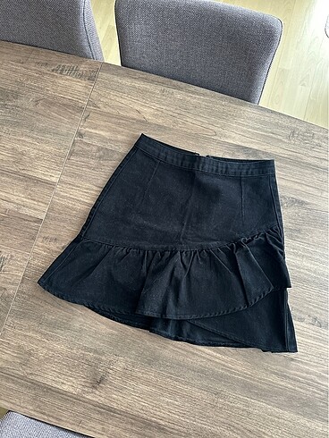 Trendyol siyah kot mini etek