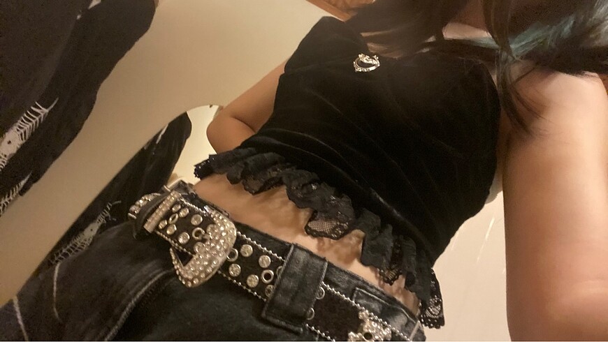 bluz siyah gotik