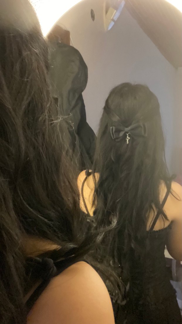 Siyah Gotik Kurdele Toka - Görsel 4