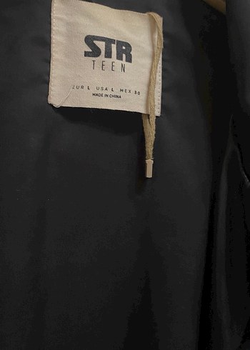 stradivarius deri bomber ceket - Görsel 4