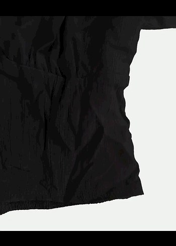 fiyonlu Detaylı Siyah Gotik Bluz - Görsel 4