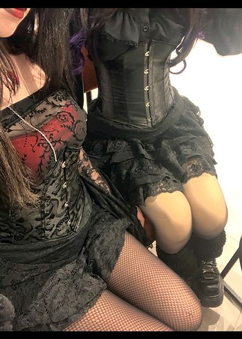 Bordo Dantelli Gotik Straplez Büstiyer - Görsel 5