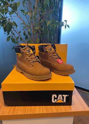 CAT Kahverengi Kauçuk Erkek Bot