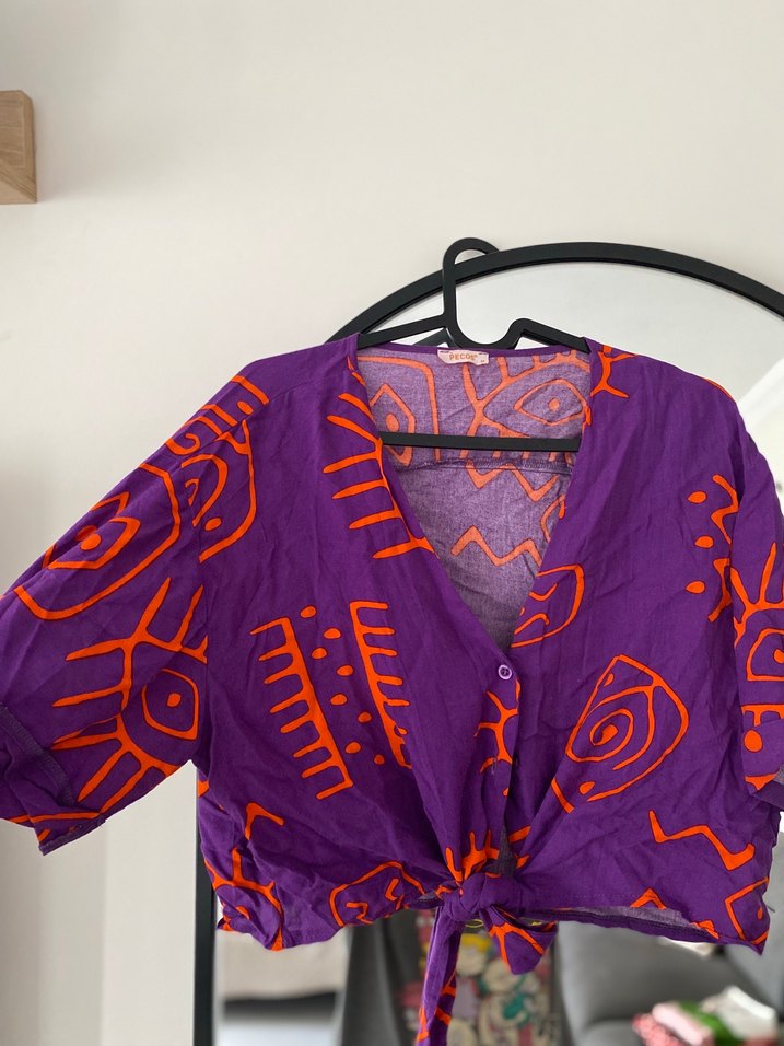 Mor Bağlamalı alt üst takım - Görsel 2