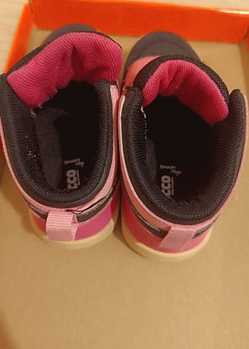 Kız Çocuk Pembe Cırtlı Spor Ayakkabı vicco - Görsel 2