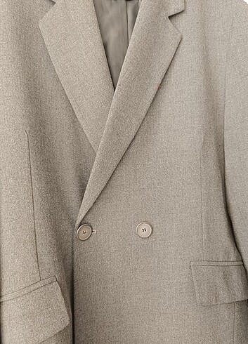 m Beden gri Renk Antrasit oversize blazer ceket