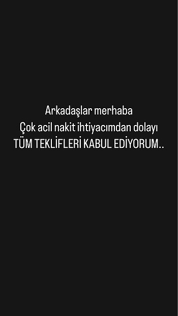 Tüm teklifler kabul