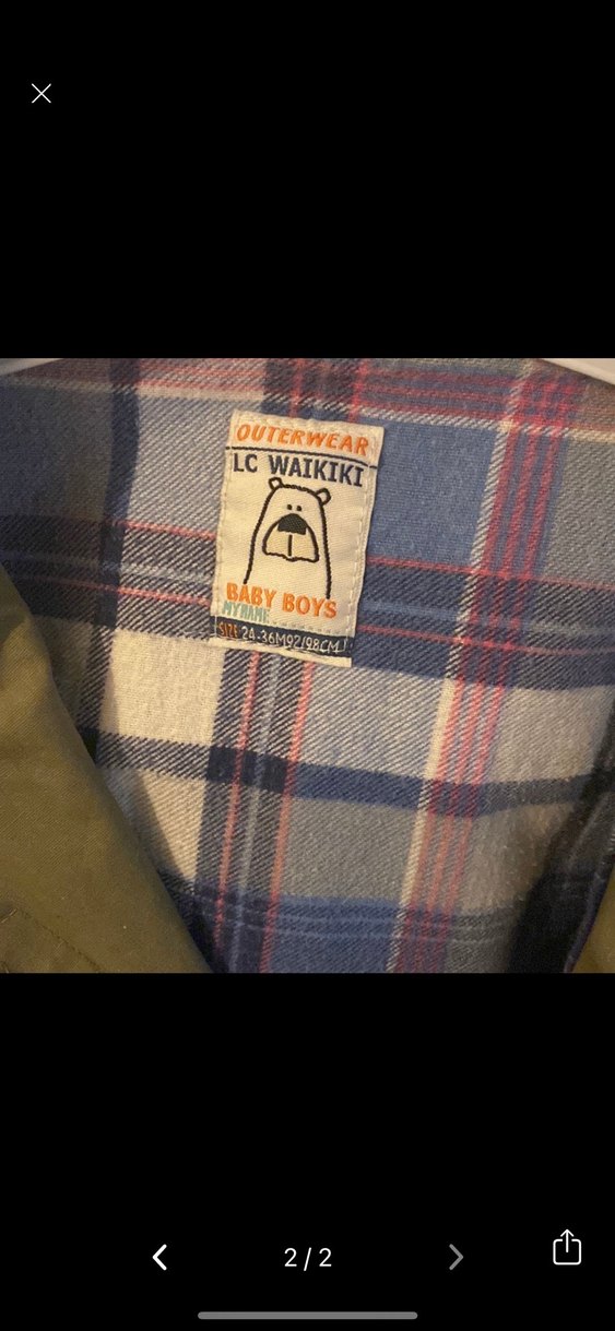 Düğmeli, Geniş Kesim Erkek Çocuk Ceket - Görsel 2