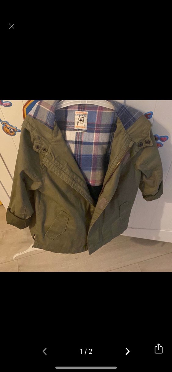 Düğmeli, Geniş Kesim Erkek Çocuk Ceket - Görsel 3