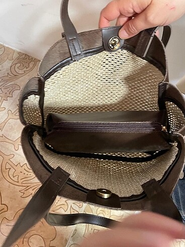 Beden Hasır Kol çanta