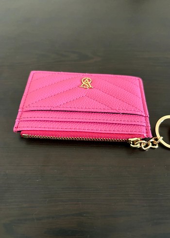 Fuşya Deri Cüzdan kartlık - Görsel 10