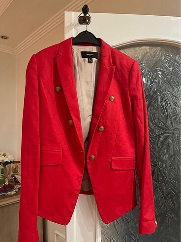 Mango kırmızı blazer