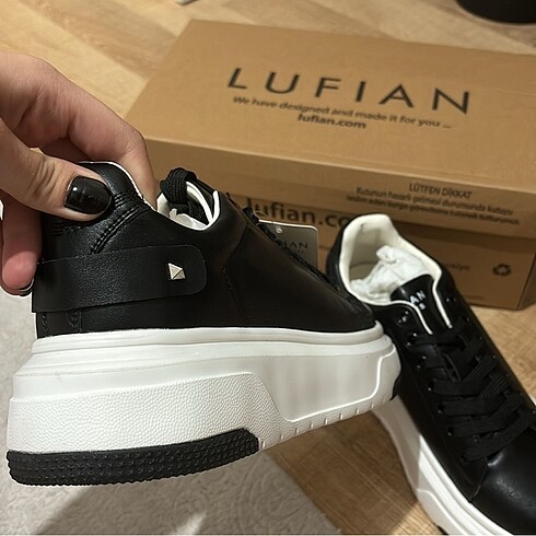 Lufian Lufian Siyah Spor Ayakkabı