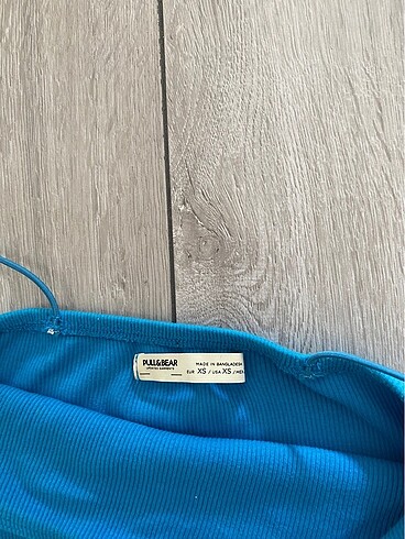xs Beden PULL AND BEAR MAVİ ELBİSE