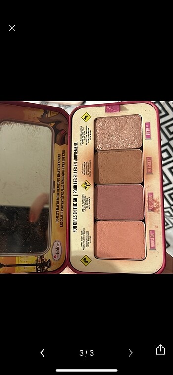  Beden TheBalm allık paleti