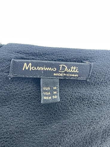 m Beden siyah Renk Massimo Dutti Kısa Elbise %70 İndirimli.