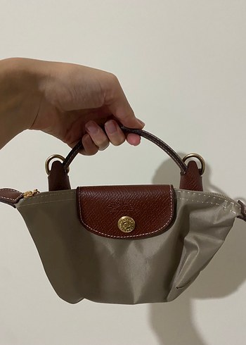 Longchamp Bej Bohem Tarzda Kadın Çapraz Çanta