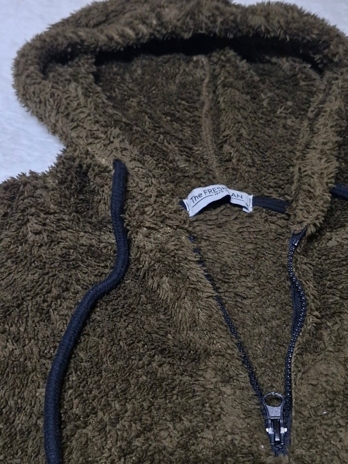 Kahverengi Sokak Stili Erkek Kapusonlü Sweat - Görsel 3