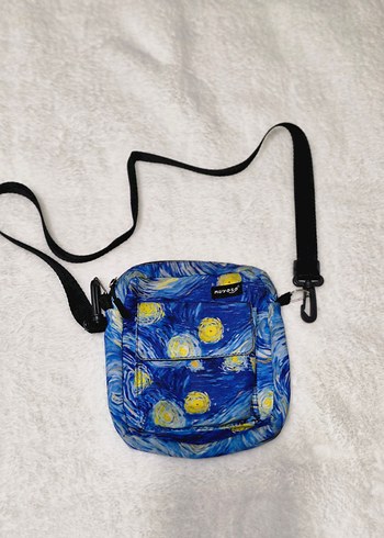 Vincent Van Gogh ' The Starry Night ' Kadın Omuz Çantası - Görsel 2