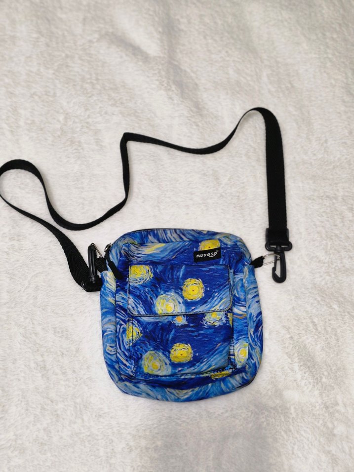 Vincent Van Gogh ' The Starry Night ' Kadın Omuz Çantası - Görsel 2