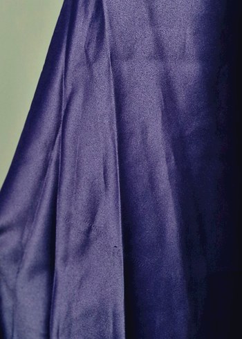 Parlak Mor Uzun Drapeli Kadın Etek - Görsel 2