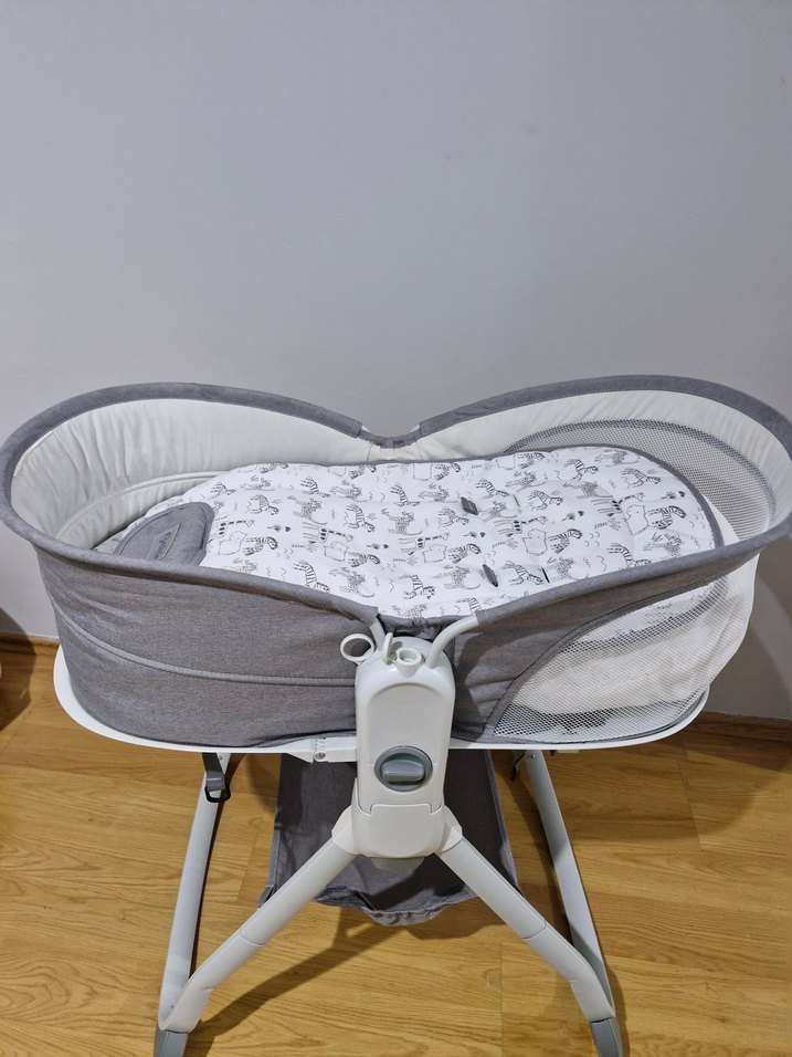 Gri Bebek Beşiği ve Sepeti - Görsel 3
