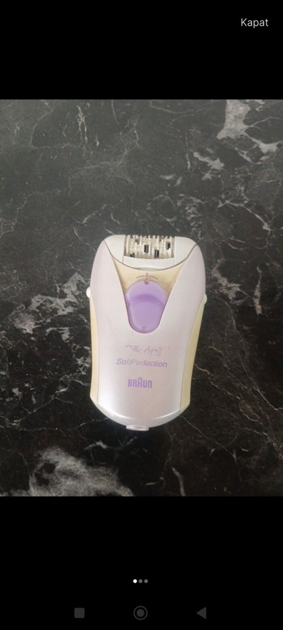 Beyaz ve pastel renkli Braun epilatör - Görsel 3