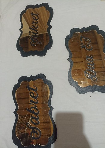 Kahverengi Ahşap Duvar Dekoru - Görsel 2