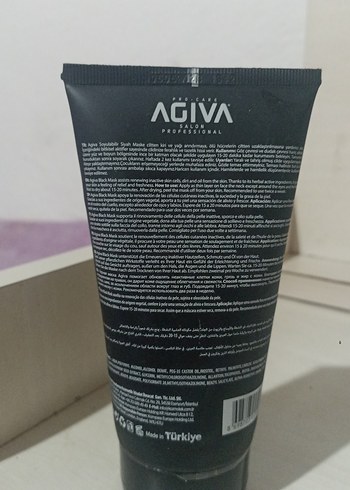 Agiva Soyulabilir Siyah Maske 150 ml - Görsel 2
