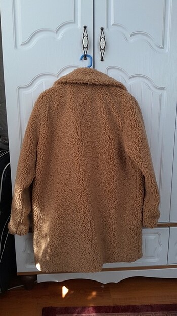 l Beden kahverengi Renk the outerwear c&a peluş kaban