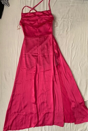 Miss Sixty Pembe abiye elbise