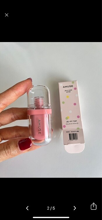 Diğer Amuse Jelly Ever After jel-fit Tint