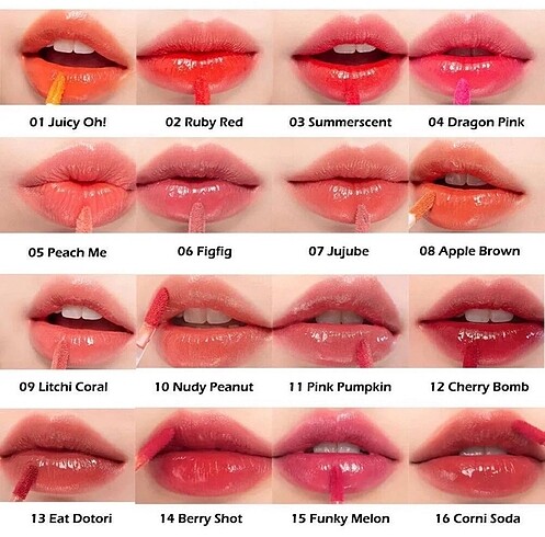  Beden Renk Rom&nd Juicy Lasting Tint