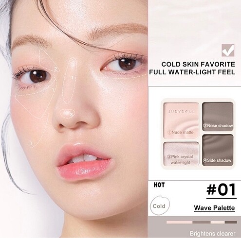 Diğer Judydoll Highlight Contour Palette