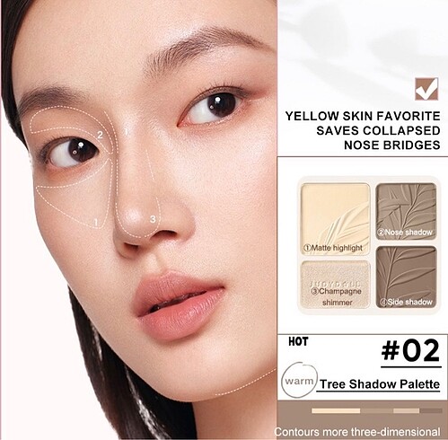 Beden Judydoll Highlight Contour Palette