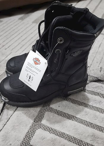 Harley Davidson Siyah Bot 38 Numara - Görsel 2
