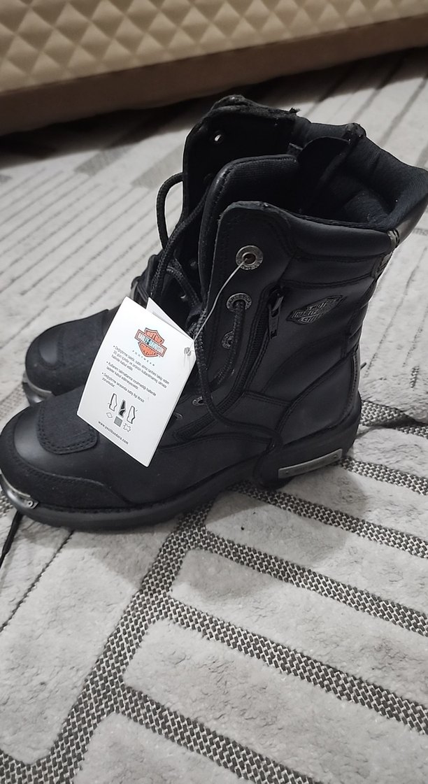 Harley Davidson Siyah Bot 38 Numara - Görsel 2