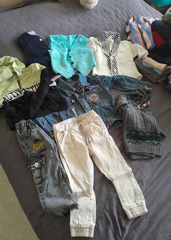 H&M Turkuaz Erkek Çocuk Örgü Yelek
