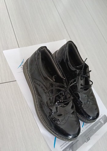 Siyah Rugan Erkek Çocuk Özel Ayakkabı - Görsel 2