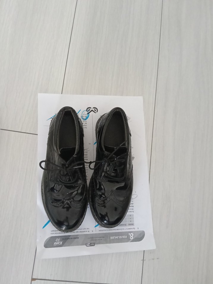 Siyah Rugan Erkek Çocuk Özel Ayakkabı - Görsel 3