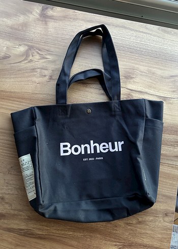 Bonheur Baskılı Kadın Omuz Çantası