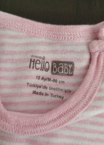 Kız Bebek 2'li Pamuklu Zıbın Seti - Görsel 5