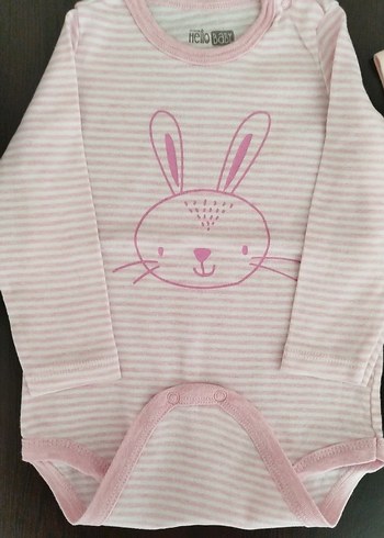 Kız Bebek 2'li Pamuklu Zıbın Seti - Görsel 3