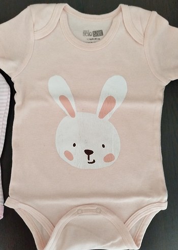 Kız Bebek 2'li Pamuklu Zıbın Seti - Görsel 4