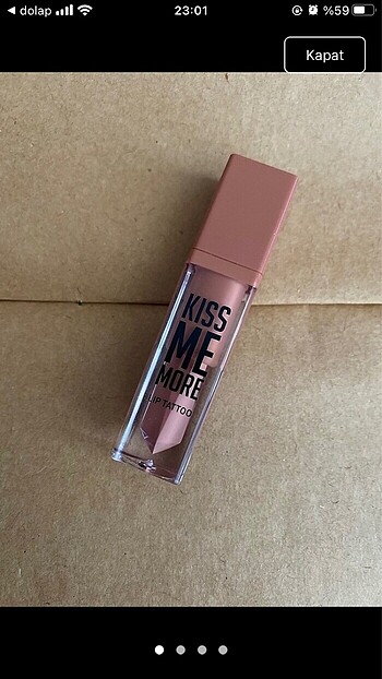 Flormar kiss me 01 babe likid ruj