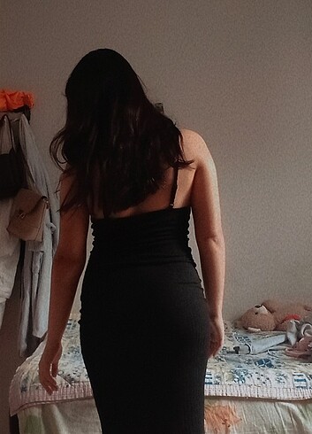 Askılı ayarlanabilir elbise - Görsel 3