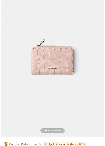Bershka Pembe Cüzdan.