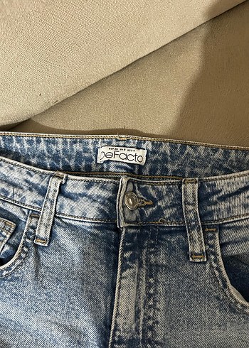 Gri Midi Kadın Denim Pantolon - Görsel 6